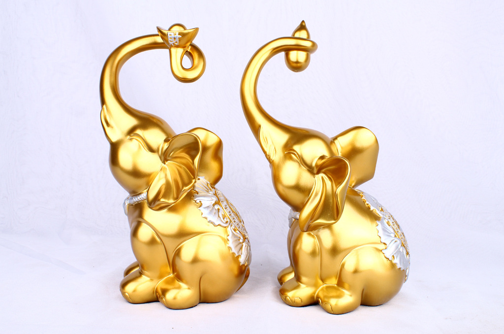 Decoration Chinese Simple Imitation Wood Grain Elephant Resin Crafts Home Decoration Factory Wholesale Decoration Chinese Simple Imitation Wood Grain Elephant Resin Crafts Home Decoration Factory Wholesale