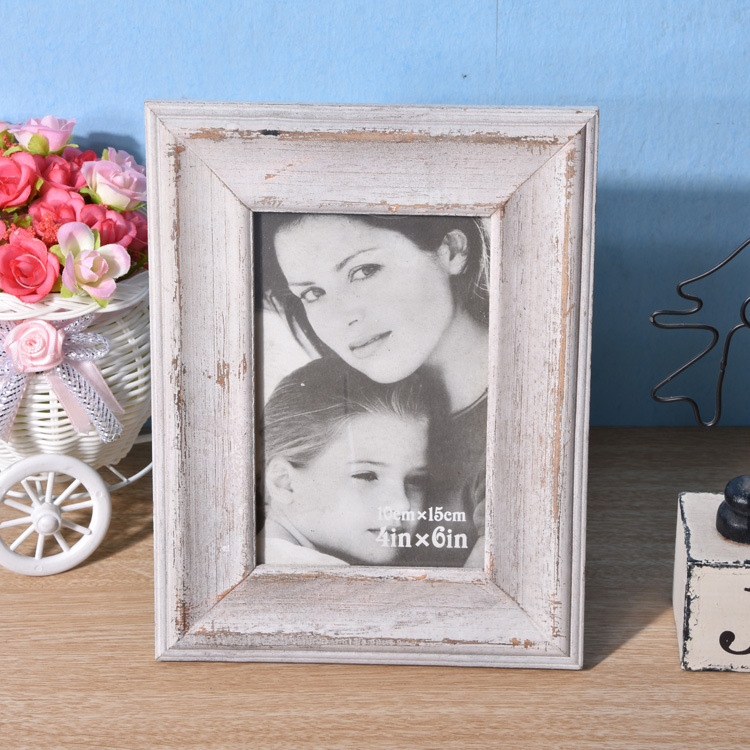 Simple Art Solid Wood Photo Frame Factory Direct Sales Vintage Photo Frame Crafts Wedding Studio Decoration Customized