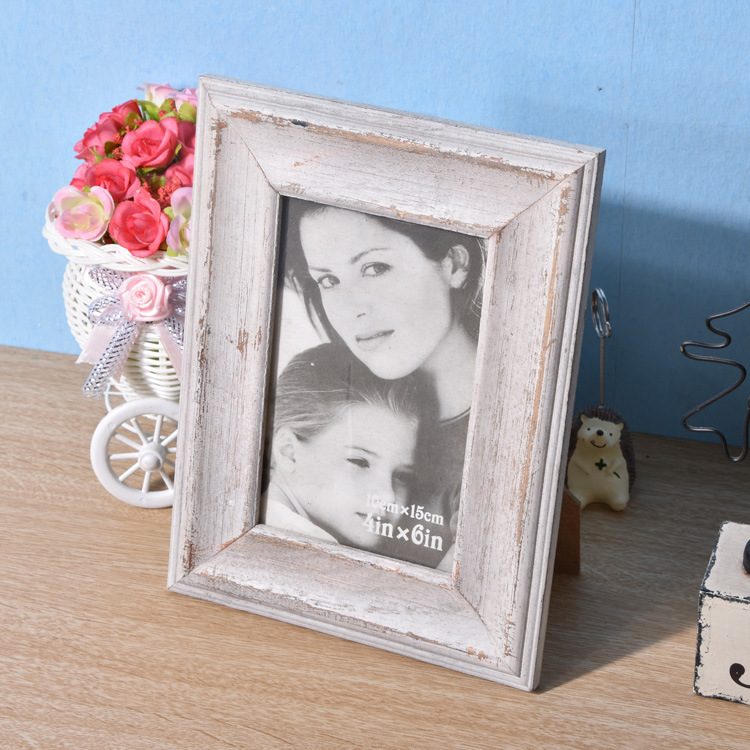 Simple Art Solid Wood Photo Frame Factory Direct Sales Vintage Photo Frame Crafts Wedding Studio Decoration Customized