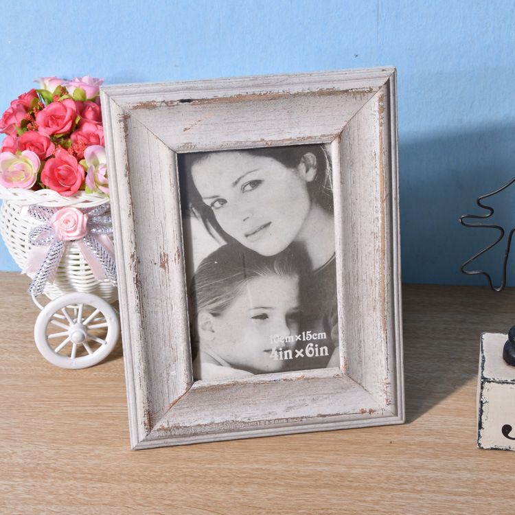 Simple Art Solid Wood Photo Frame Factory Direct Sales Vintage Photo Frame Crafts Wedding Studio Decoration Customized