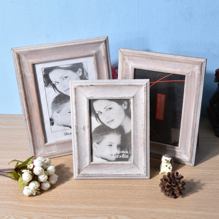 Simple Art Solid Wood Photo Frame Factory Direct Sales Vintage Photo Frame Crafts Wedding Studio Decoration Customized Simple Art Solid Wood Photo Frame Factory Direct Sales Vintage Photo Frame Crafts Wedding Studio Decoration Customized