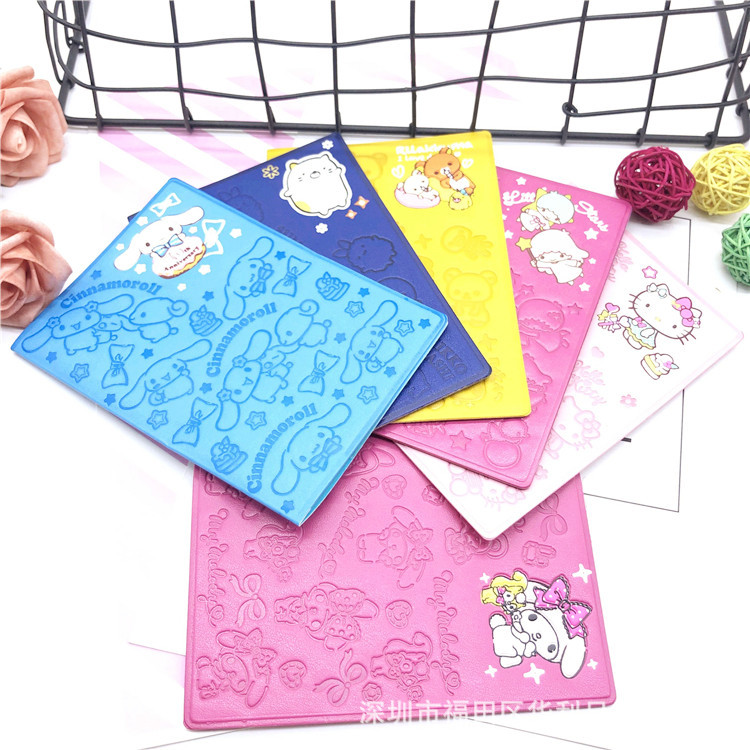 New Cinnamoroll Babycinnamoroll Corner Creature Gemini Pu Passport Holder Short Passport Cover Document Package Spot