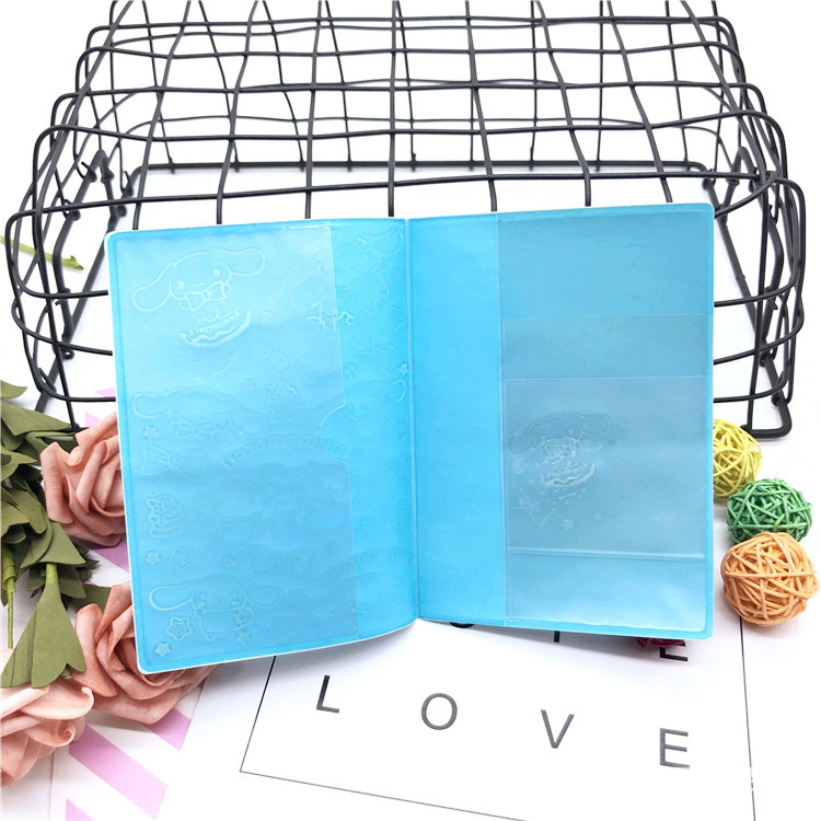 New Cinnamoroll Babycinnamoroll Corner Creature Gemini Pu Passport Holder Short Passport Cover Document Package Spot
