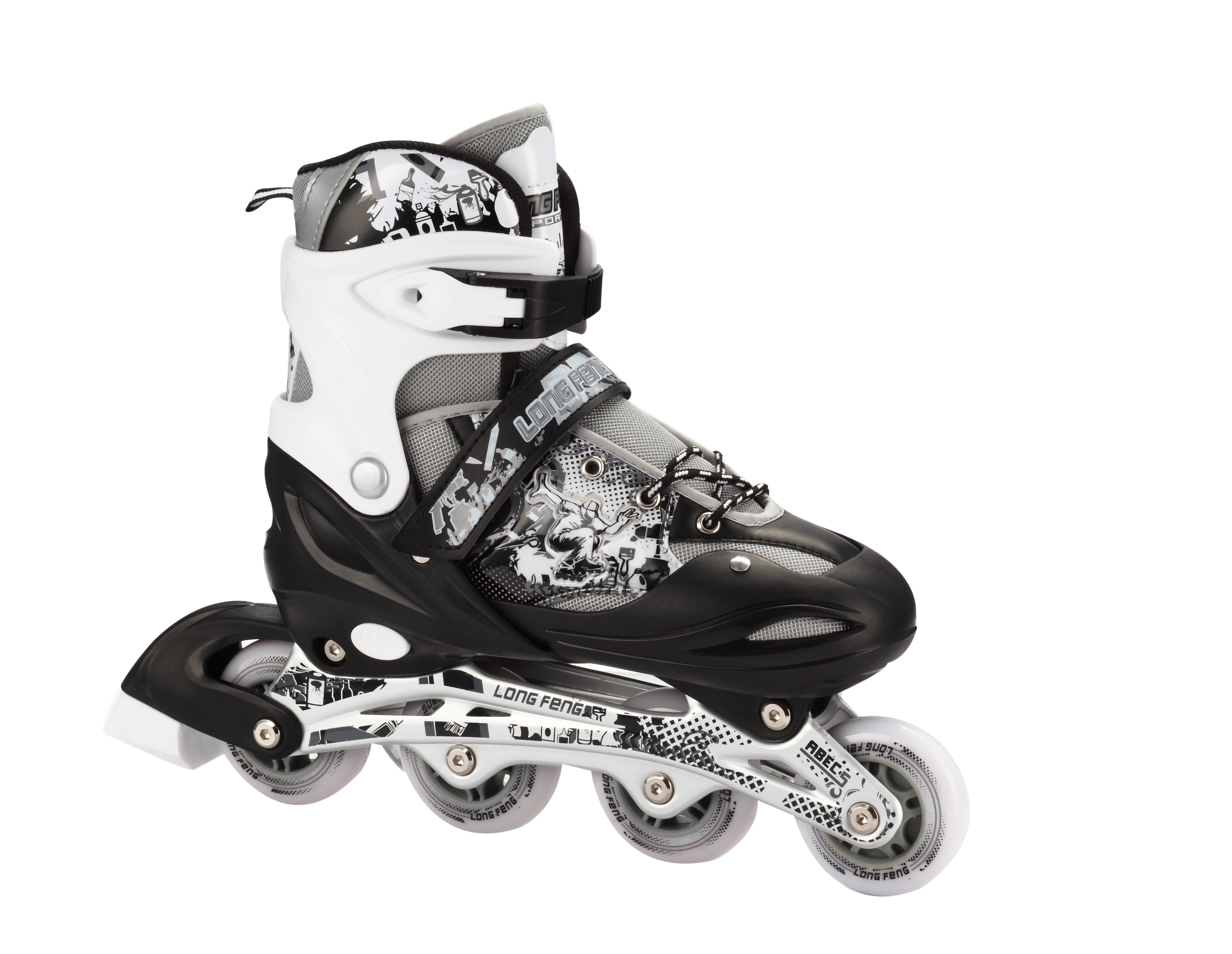 Longfeng 906 the Skating Shoes Inline Wheel Adjustable Skates