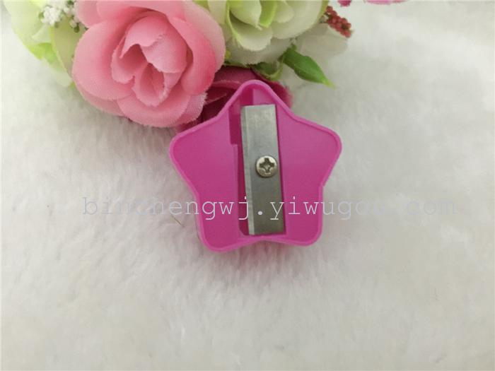 Cute star shape pencil sharpener pencil sharpener pencil sharpener, stationery wholesale Cute star shape pencil sharpener pencil sharpener pencil sharpener, stationery wholesale
