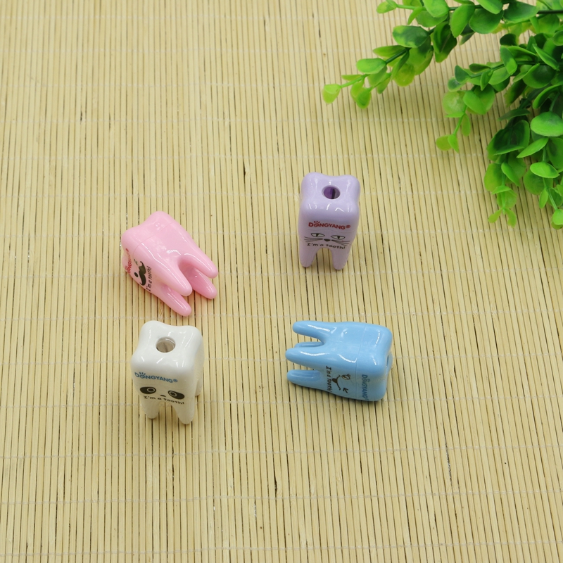 Teeth Shape Pencil Shapper Pencil Sharpener Creative Cute Cartoon Pencil Sharpener