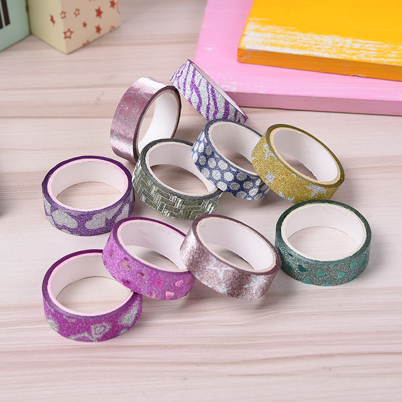 Manufacturers wholesale gold onion tape stationery DIY checking for tape gold powder decorative gifts packaging tape Manufacturers wholesale gold onion tape stationery DIY checking for tape gold powder decorative gifts packaging tape