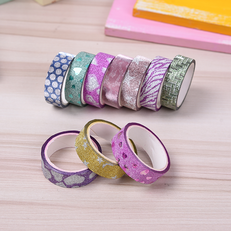 Manufacturers wholesale gold onion tape stationery DIY checking for tape gold powder decorative gifts packaging tape Manufacturers wholesale gold onion tape stationery DIY checking for tape gold powder decorative gifts packaging tape