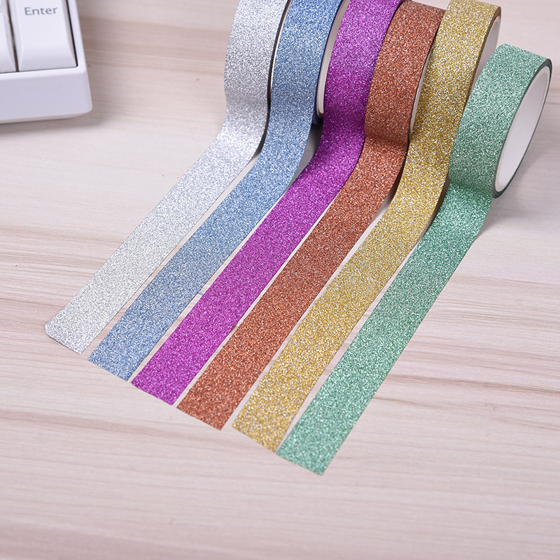 Manufacturers wholesale gold onion tape stationery DIY checking for tape gold powder decorative gifts packaging tape Manufacturers wholesale gold onion tape stationery DIY checking for tape gold powder decorative gifts packaging tape