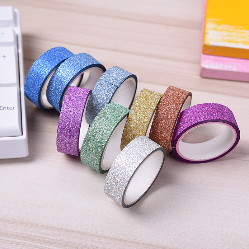 Manufacturers wholesale gold onion tape stationery DIY checking for tape gold powder decorative gifts packaging tape Manufacturers wholesale gold onion tape stationery DIY checking for tape gold powder decorative gifts packaging tape