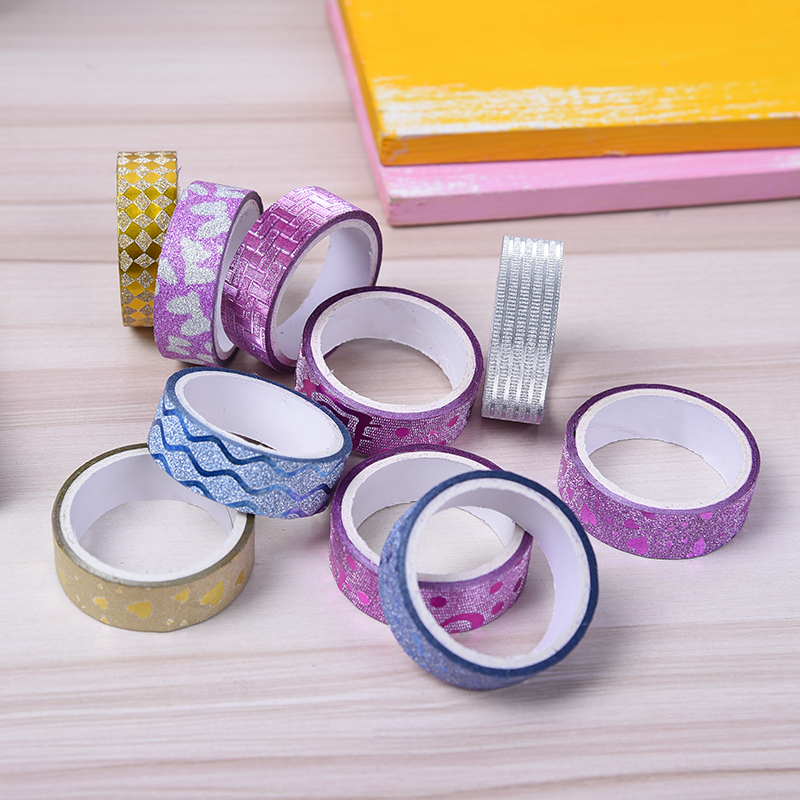 Manufacturers wholesale gold onion tape stationery DIY checking for tape gold powder decorative gifts packaging tape Manufacturers wholesale gold onion tape stationery DIY checking for tape gold powder decorative gifts packaging tape