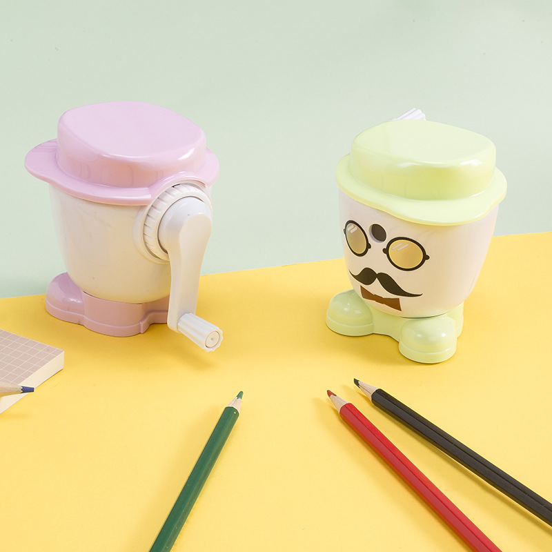 Version beard hand pencil sharpener cartoon pencil sharpener wholesale students take the initiative in the wholesale pen