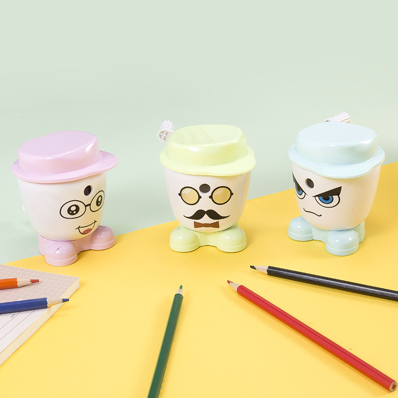 Version beard hand pencil sharpener cartoon pencil sharpener wholesale students take the initiative in the wholesale pen