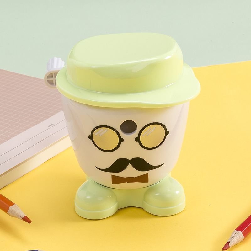 Version beard hand pencil sharpener cartoon pencil sharpener wholesale students take the initiative in the wholesale pen