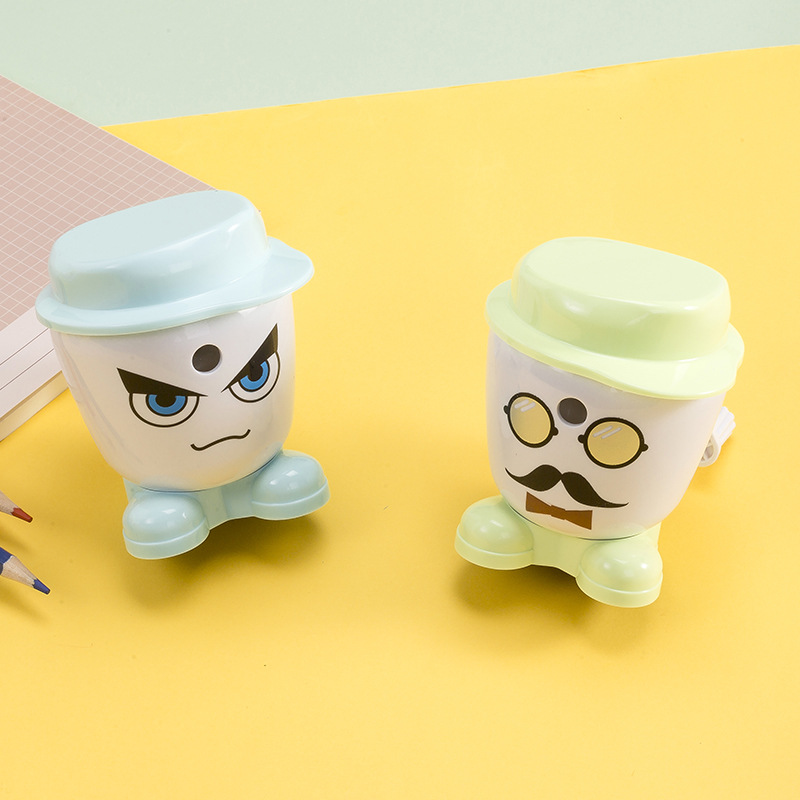 Version beard hand pencil sharpener cartoon pencil sharpener wholesale students take the initiative in the wholesale pen