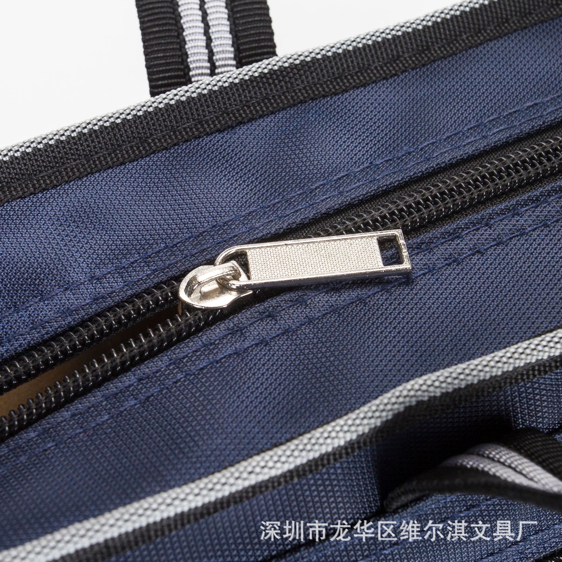 Portable document bag canvas B4 double zipper bag Oxford cloth information conference bag customizable printing logo Portable document bag canvas B4 double zipper bag Oxford cloth information conference bag customizable printing logo