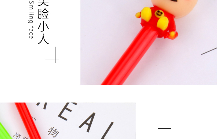 Cute Cartoon Creativity Smiley Doll Villain Gel Pen Red Nose Clown Smiley Black Gel Ink Pen Student Pen Cute Cartoon Creativity Smiley Doll Villain Gel Pen Red Nose Clown Smiley Black Gel Ink Pen Student Pen