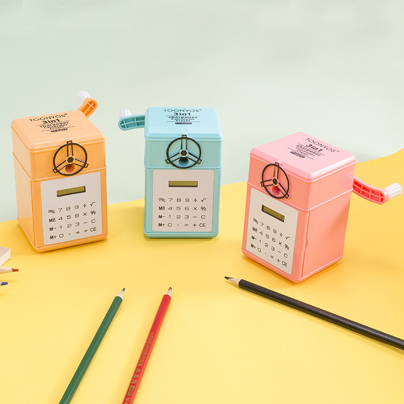 Creative hand pencil sharpener computer eraser 3 and 1 Creative hand pencil sharpener computer eraser 3 and 1