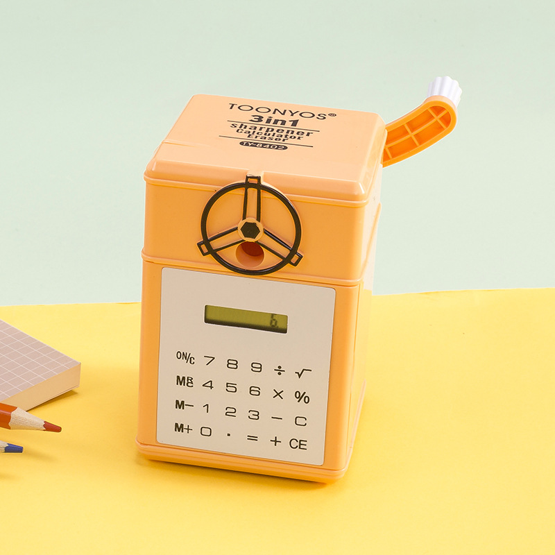 Creative hand pencil sharpener computer eraser 3 and 1 Creative hand pencil sharpener computer eraser 3 and 1