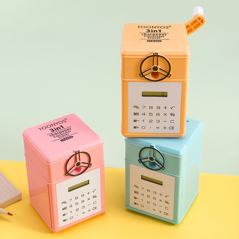 Creative hand pencil sharpener computer eraser 3 and 1 Creative hand pencil sharpener computer eraser 3 and 1