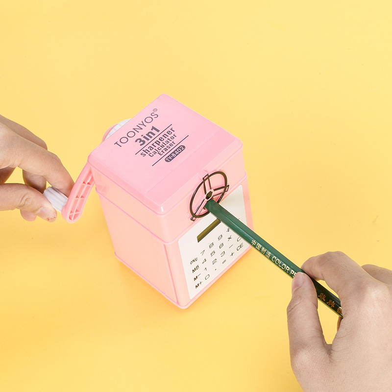 Creative hand pencil sharpener computer eraser 3 and 1 Creative hand pencil sharpener computer eraser 3 and 1