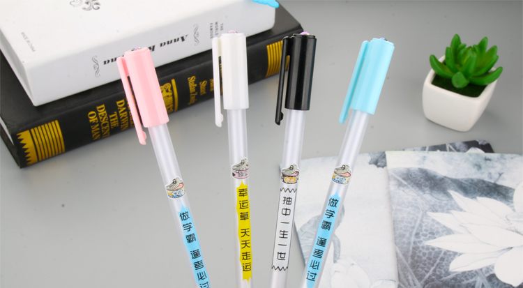 Personalized Xueba Fashionable Words Gel Pen with Diamond Gel Pen Creative Text Student Black Gel Ink Pen Signature Pen Wholesale Personalized Xueba Fashionable Words Gel Pen with Diamond Gel Pen Creative Text Student Black Gel Ink Pen Signature Pen Wholesale