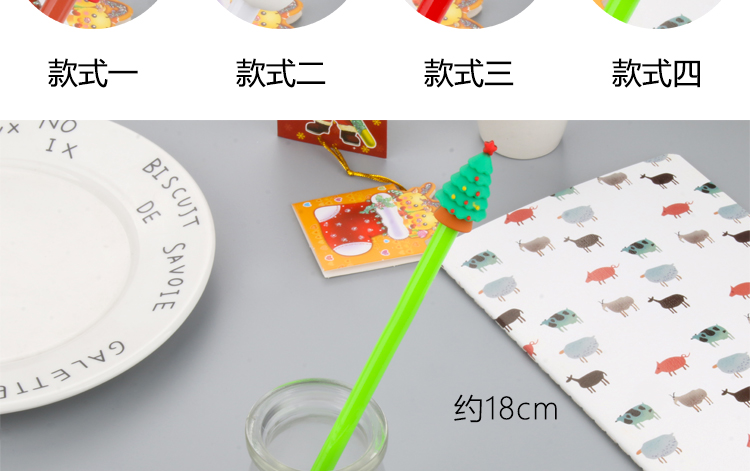 Cute Cartoon Christmas Series Gel Pen Creative Fresh Student Office Signature Pen Test Pen Stationery Cute Cartoon Christmas Series Gel Pen Creative Fresh Student Office Signature Pen Test Pen Stationery