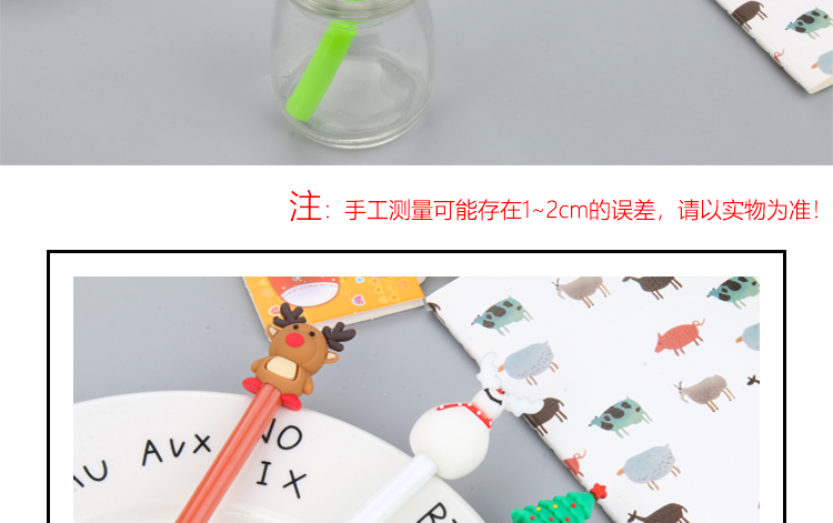 Cute Cartoon Christmas Series Gel Pen Creative Fresh Student Office Signature Pen Test Pen Stationery Cute Cartoon Christmas Series Gel Pen Creative Fresh Student Office Signature Pen Test Pen Stationery