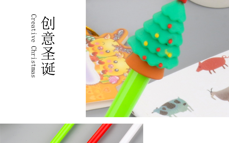 Cute Cartoon Christmas Series Gel Pen Creative Fresh Student Office Signature Pen Test Pen Stationery Cute Cartoon Christmas Series Gel Pen Creative Fresh Student Office Signature Pen Test Pen Stationery