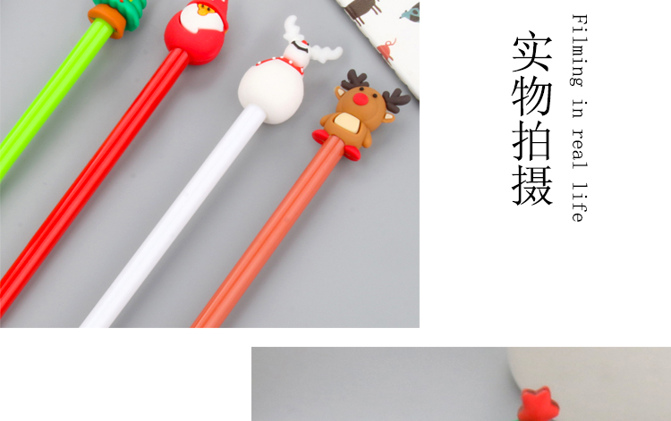 Cute Cartoon Christmas Series Gel Pen Creative Fresh Student Office Signature Pen Test Pen Stationery Cute Cartoon Christmas Series Gel Pen Creative Fresh Student Office Signature Pen Test Pen Stationery