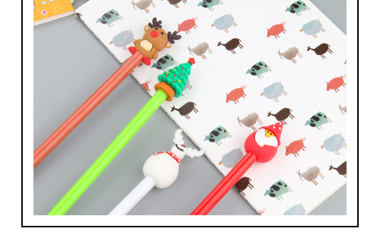 Cute Cartoon Christmas Series Gel Pen Creative Fresh Student Office Signature Pen Test Pen Stationery Cute Cartoon Christmas Series Gel Pen Creative Fresh Student Office Signature Pen Test Pen Stationery