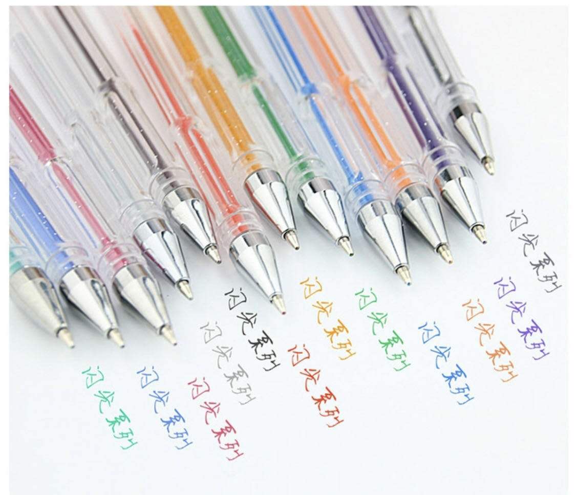 Colored Art Pen Fluorescent Pastel Highlight Gel Pen Office Supplies Student Pen Fluorescent Marker Flash Pen