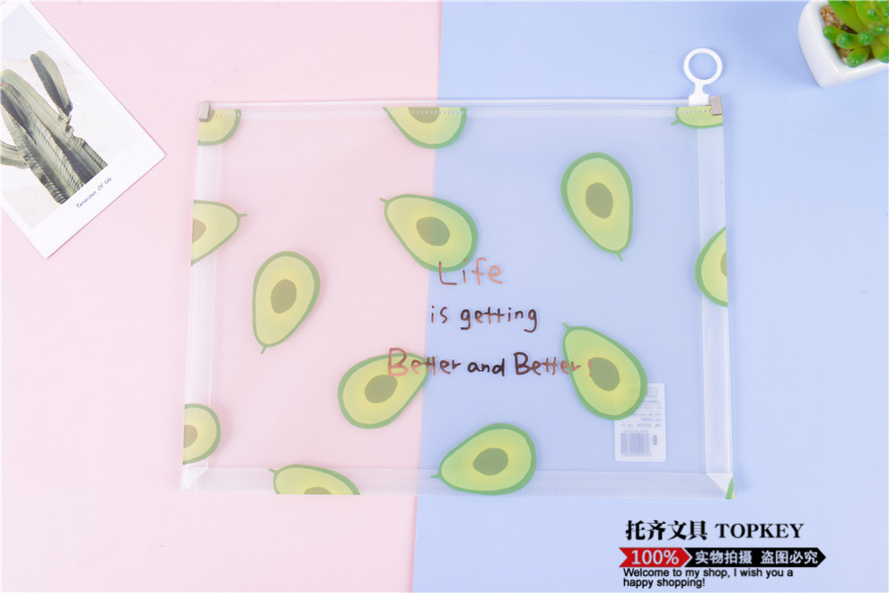 File Bag Large Capacity Zipper Birth Inspection File Bag Family Information Thickened Waterproof Transparent Plastic Briefbag File Bag Large Capacity Zipper Birth Inspection File Bag Family Information Thickened Waterproof Transparent Plastic Briefbag