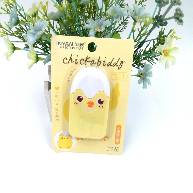 Hot Sale Japan and South Korea Stationery Cartoon Chick Correction Tape Environmental Protection Correction Tape Correction Tape Wholesale and Retail Can Be Customized Hot Sale Japan and South Korea Stationery Cartoon Chick Correction Tape Environmental Protection Correction Tape Correction Tape Wholesale and Retail Can Be Customized