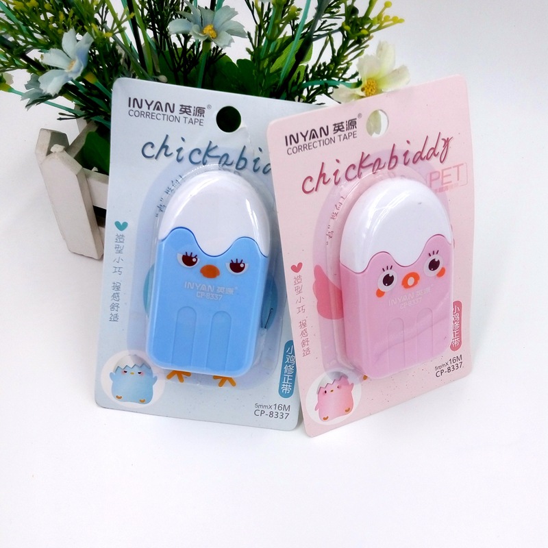 Hot Sale Japan and South Korea Stationery Cartoon Chick Correction Tape Environmental Protection Correction Tape Correction Tape Wholesale and Retail Can Be Customized Hot Sale Japan and South Korea Stationery Cartoon Chick Correction Tape Environmental Protection Correction Tape Correction Tape Wholesale and Retail Can Be Customized