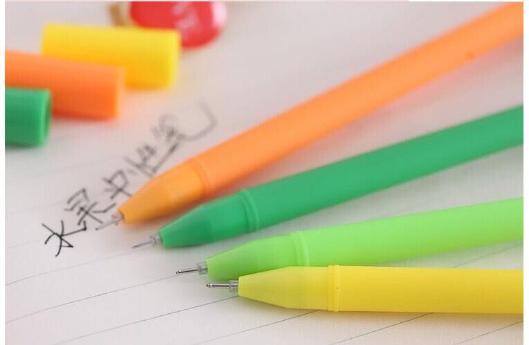Creative Cartoon Fruit Gel Pen Cute Student Stationery Candy Color Water-Based Paint Pen Personalized Signature Pen in Stock Creative Cartoon Fruit Gel Pen Cute Student Stationery Candy Color Water-Based Paint Pen Personalized Signature Pen in Stock