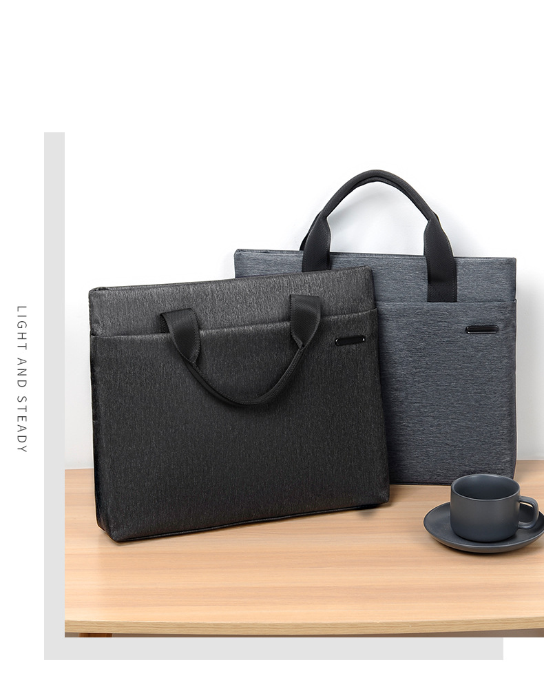 Hand-Carrying Document Information Bag Computer Bag Business Office Conference Bag Printing Advertising High-End Briefcase Wholesale Hand-Carrying Document Information Bag Computer Bag Business Office Conference Bag Printing Advertising High-End Briefcase Wholesale