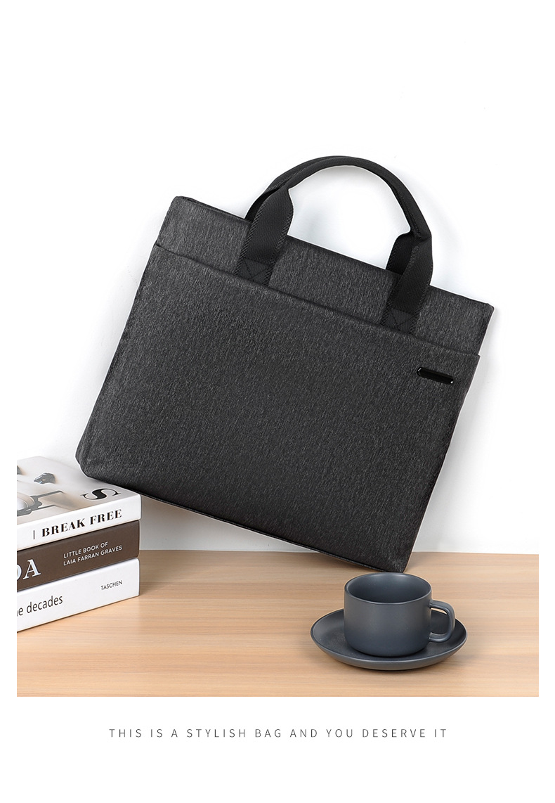 Hand-Carrying Document Information Bag Computer Bag Business Office Conference Bag Printing Advertising High-End Briefcase Wholesale Hand-Carrying Document Information Bag Computer Bag Business Office Conference Bag Printing Advertising High-End Briefcase Wholesale