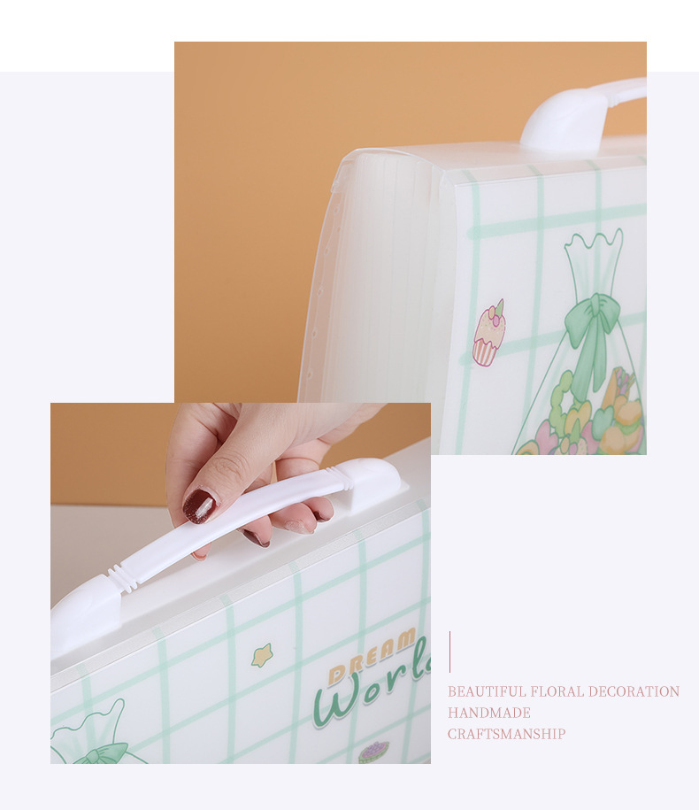 A4 Cartoon Transparent Totoro Folder Information Bag 13 Grid Pp Student Test Paper Storage Stationery Portable Organ Bag A4 Cartoon Transparent Totoro Folder Information Bag 13 Grid Pp Student Test Paper Storage Stationery Portable Organ Bag