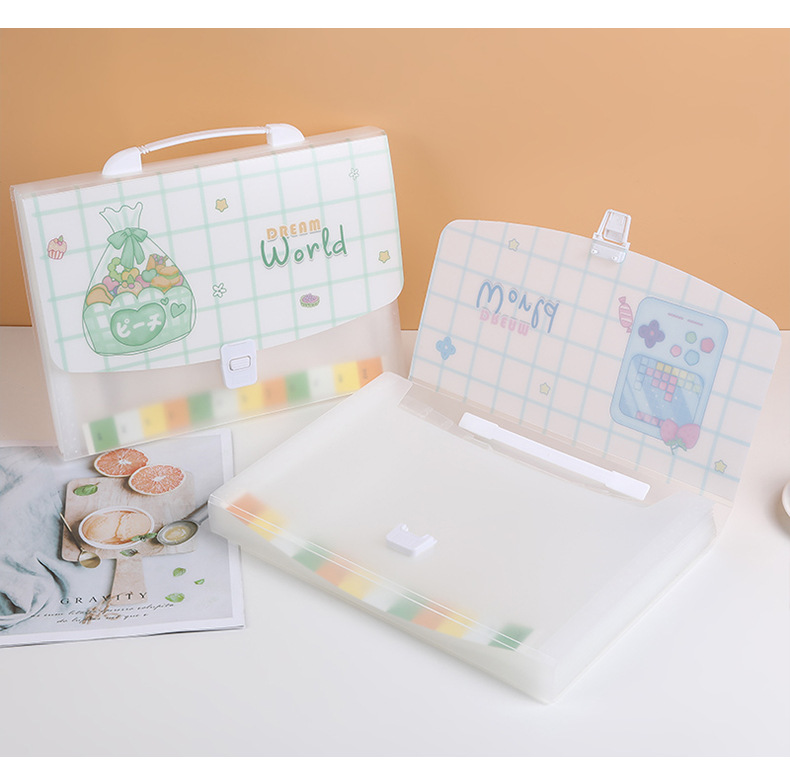 A4 Cartoon Transparent Totoro Folder Information Bag 13 Grid Pp Student Test Paper Storage Stationery Portable Organ Bag A4 Cartoon Transparent Totoro Folder Information Bag 13 Grid Pp Student Test Paper Storage Stationery Portable Organ Bag