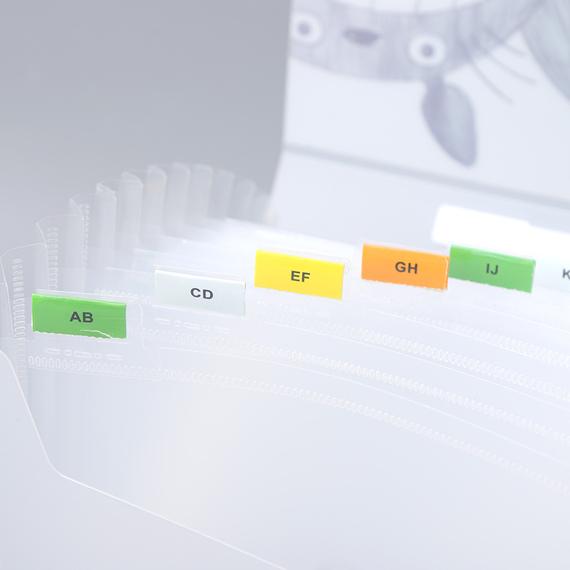 A4 Cartoon Transparent Totoro Folder Information Bag 13 Grid Pp Student Test Paper Storage Stationery Portable Organ Bag A4 Cartoon Transparent Totoro Folder Information Bag 13 Grid Pp Student Test Paper Storage Stationery Portable Organ Bag