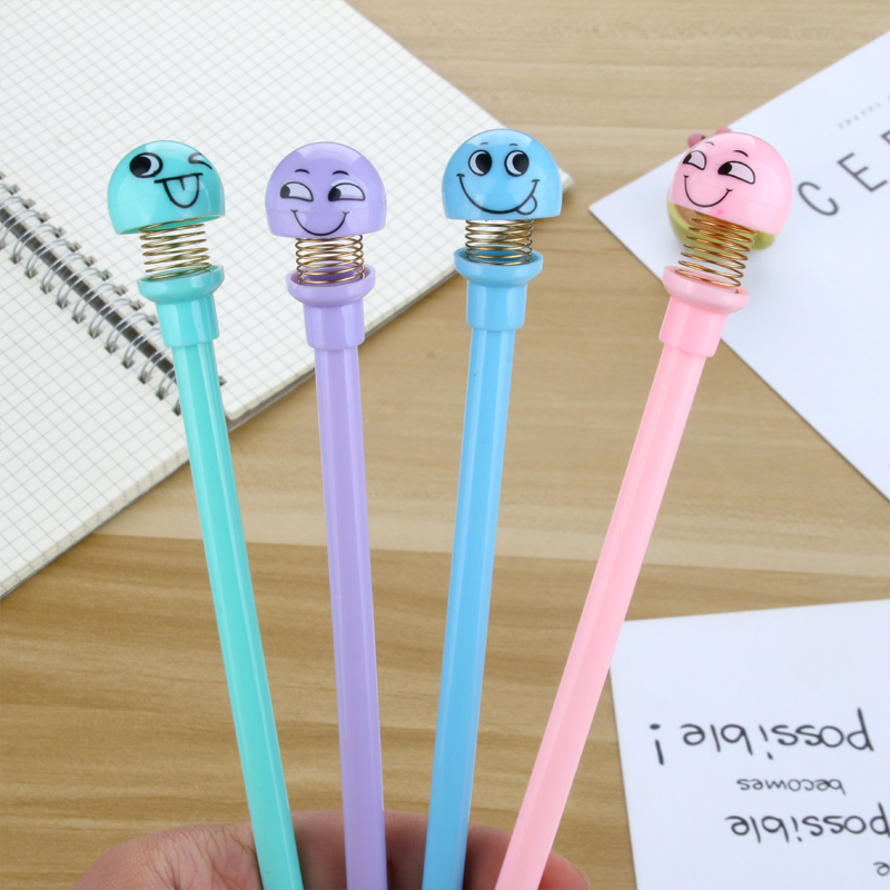 Creative Trending Expression Spring Doll Gel Pen Cute Cartoon Bouncing Doll Student Signature Pen Office Ball Pen Creative Trending Expression Spring Doll Gel Pen Cute Cartoon Bouncing Doll Student Signature Pen Office Ball Pen