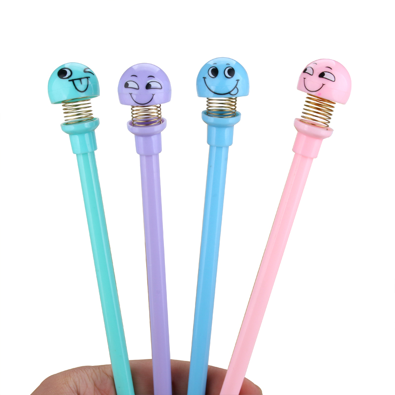 Creative Trending Expression Spring Doll Gel Pen Cute Cartoon Bouncing Doll Student Signature Pen Office Ball Pen Creative Trending Expression Spring Doll Gel Pen Cute Cartoon Bouncing Doll Student Signature Pen Office Ball Pen