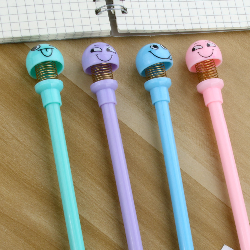 Creative Trending Expression Spring Doll Gel Pen Cute Cartoon Bouncing Doll Student Signature Pen Office Ball Pen Creative Trending Expression Spring Doll Gel Pen Cute Cartoon Bouncing Doll Student Signature Pen Office Ball Pen