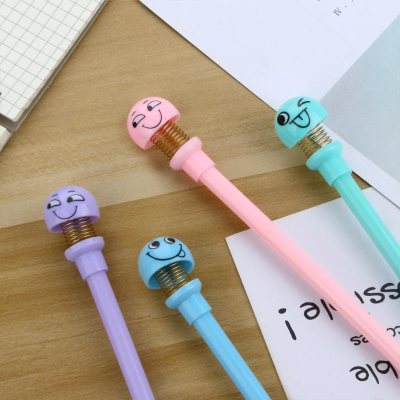 Creative Trending Expression Spring Doll Gel Pen Cute Cartoon Bouncing Doll Student Signature Pen Office Ball Pen Creative Trending Expression Spring Doll Gel Pen Cute Cartoon Bouncing Doll Student Signature Pen Office Ball Pen