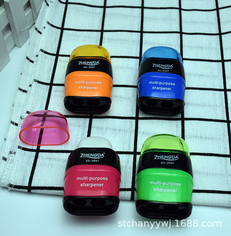 Zheng eraser students wipe clean do not leave a trace modeling public funds as a multi-functional leather eraser and pencil sharpener Zheng eraser students wipe clean do not leave a trace modeling public funds as a multi-functional leather eraser and pencil sharpener