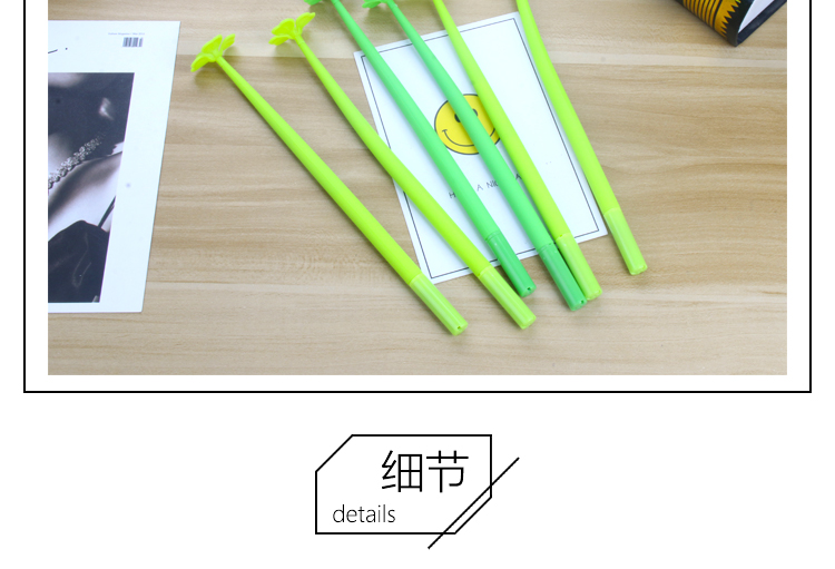 Creative Cartoon Plant Series Gel Pen Student Black Gel Ink Pen Cute Simple Cartoon Pen Girl Signature Pen Creative Cartoon Plant Series Gel Pen Student Black Gel Ink Pen Cute Simple Cartoon Pen Girl Signature Pen