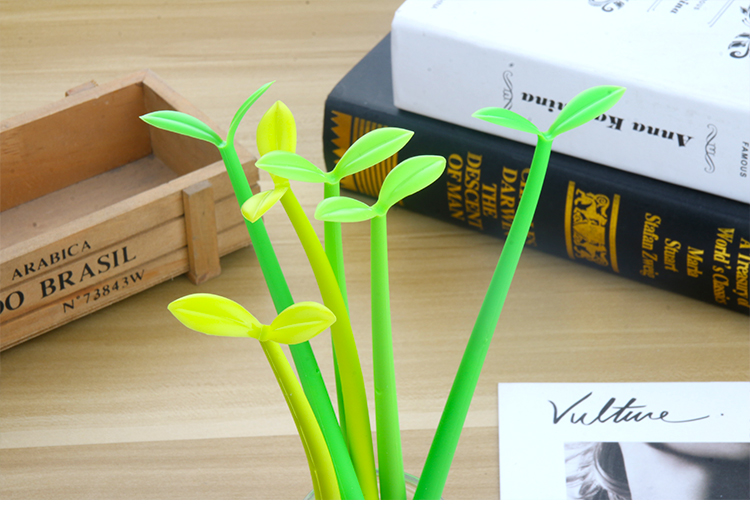 Creative Cartoon Plant Series Gel Pen Student Black Gel Ink Pen Cute Simple Cartoon Pen Girl Signature Pen Creative Cartoon Plant Series Gel Pen Student Black Gel Ink Pen Cute Simple Cartoon Pen Girl Signature Pen