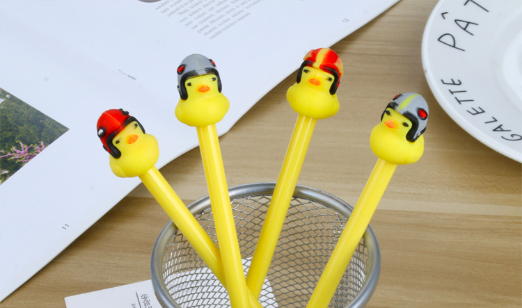 Factory Direct Sales Creative New Cartoon Brave Duckling Animal Gel Pen Stylish Pen Student Studying Stationery Wholesale Factory Direct Sales Creative New Cartoon Brave Duckling Animal Gel Pen Stylish Pen Student Studying Stationery Wholesale