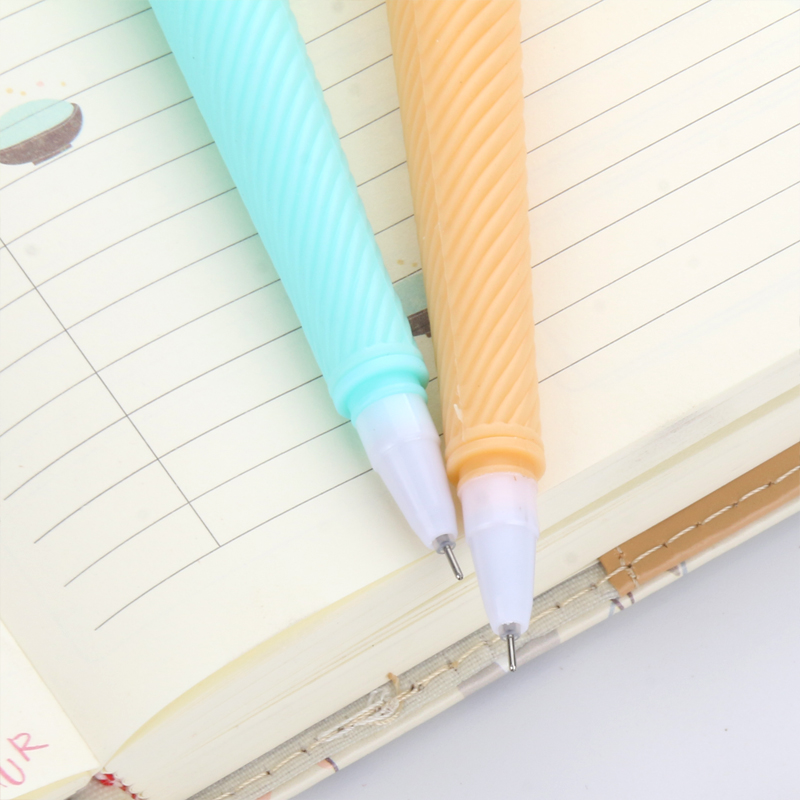 Japanese and Korean Creative New Cartoon Rabbit Ear Ice Cream Gel Pen Student Studying Stationery Wholesale Creative Stationery